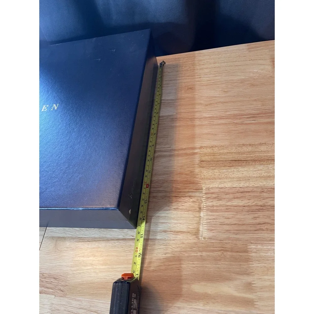 Ralph Lauren Large Navy Blue Gold Logo Gift Presentation‎ Box 19.5x14.25x3.5